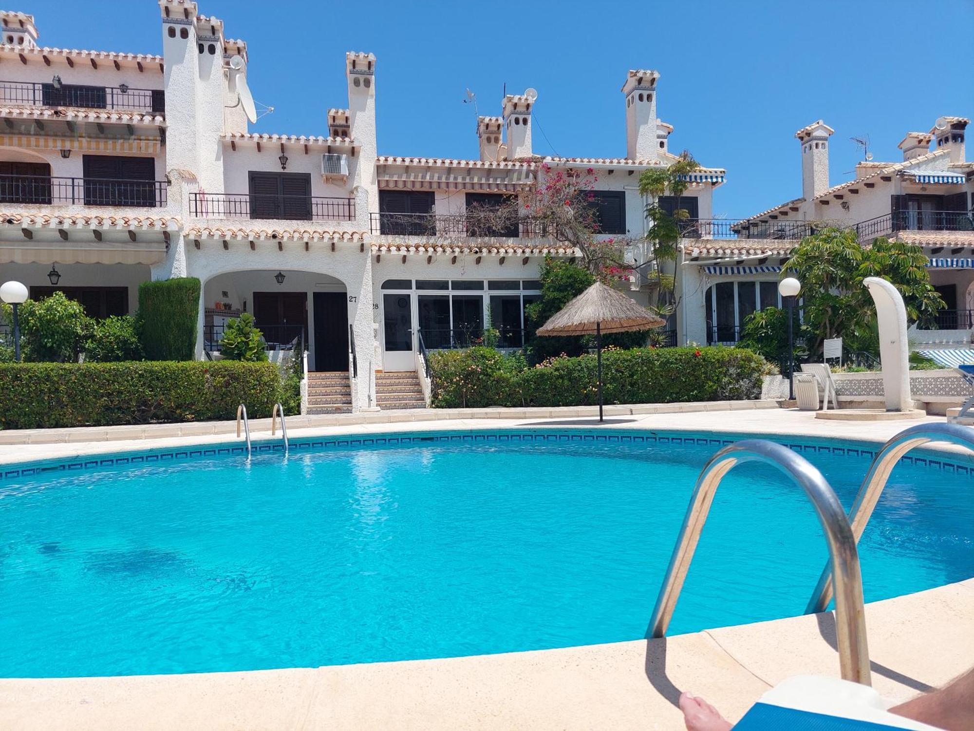 Casa Billarose - Lovely House Overlooking Pool & Walking Distance To The Beach And Restaurants Cabo Roig Luaran gambar